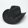 Simple Felt Big Eave Hat Trendy European and American New Woolen Hat British Style Classic Jazz Hat Top Hat