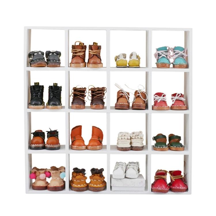 1/12 Mini Dollhouse 16 Grid Shelves Rack Book Toy Display Rack Kids Girl Gifts