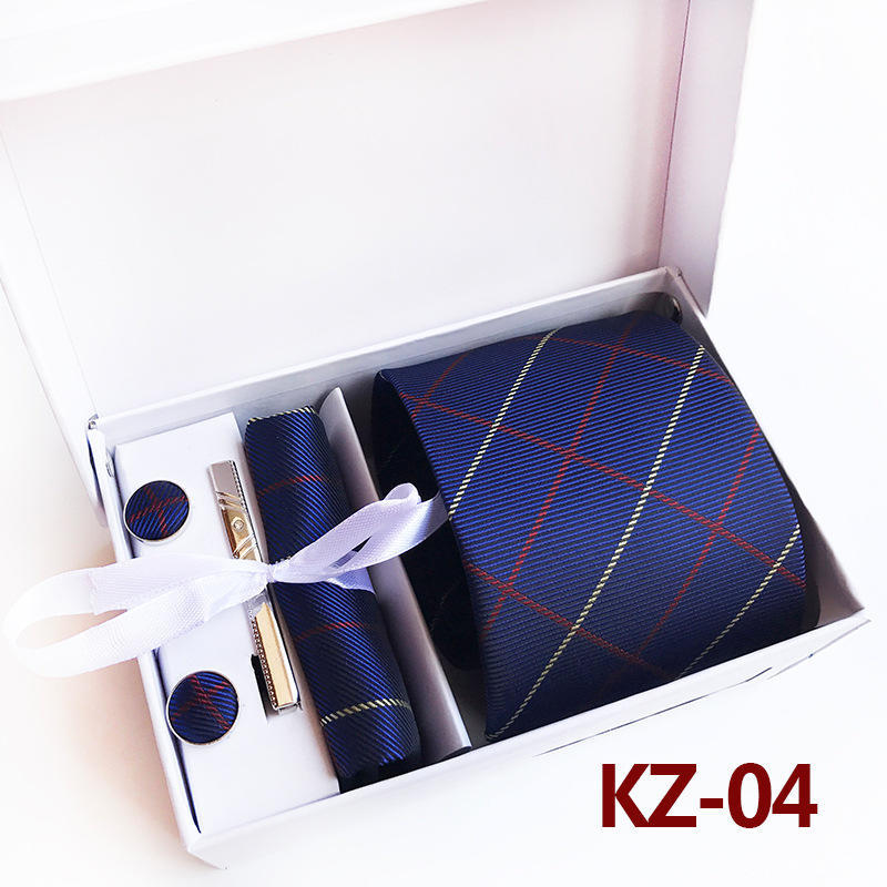 Caja de Regalo de 6 Piezas Corbata Atmósfera Moderna Regalo Corbata Pajarita Clip