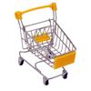 Hand Trolley High Simulation Decorative Mini Shopping Cart Storage Basket for Storing Pretend Toy