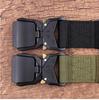Men's Tactical Nylon Belt: Military & Security Canvas Belt for Outdoor and Work Use