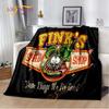 Portable Multifunctional Children's holiday birthday Gift Cartoon Rat Fink Cute Home Bedroom decoration Warm Sherpa blanket