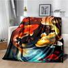 3D Fish Cute Printed Blankets Warm Flannel Blankets Soft and Comfortable Blanket Bed Linings Blankets for Beds Birthday Gift