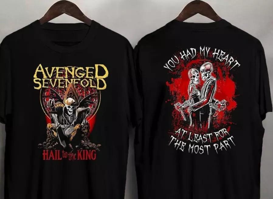 Футболка Avenged Sevenfold Hail To The King Двусторонняя S-5XL XXXL