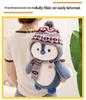 Japanese Style Harbin Penguin Plush with Scarf & Hat - Adorable Cultural Gift