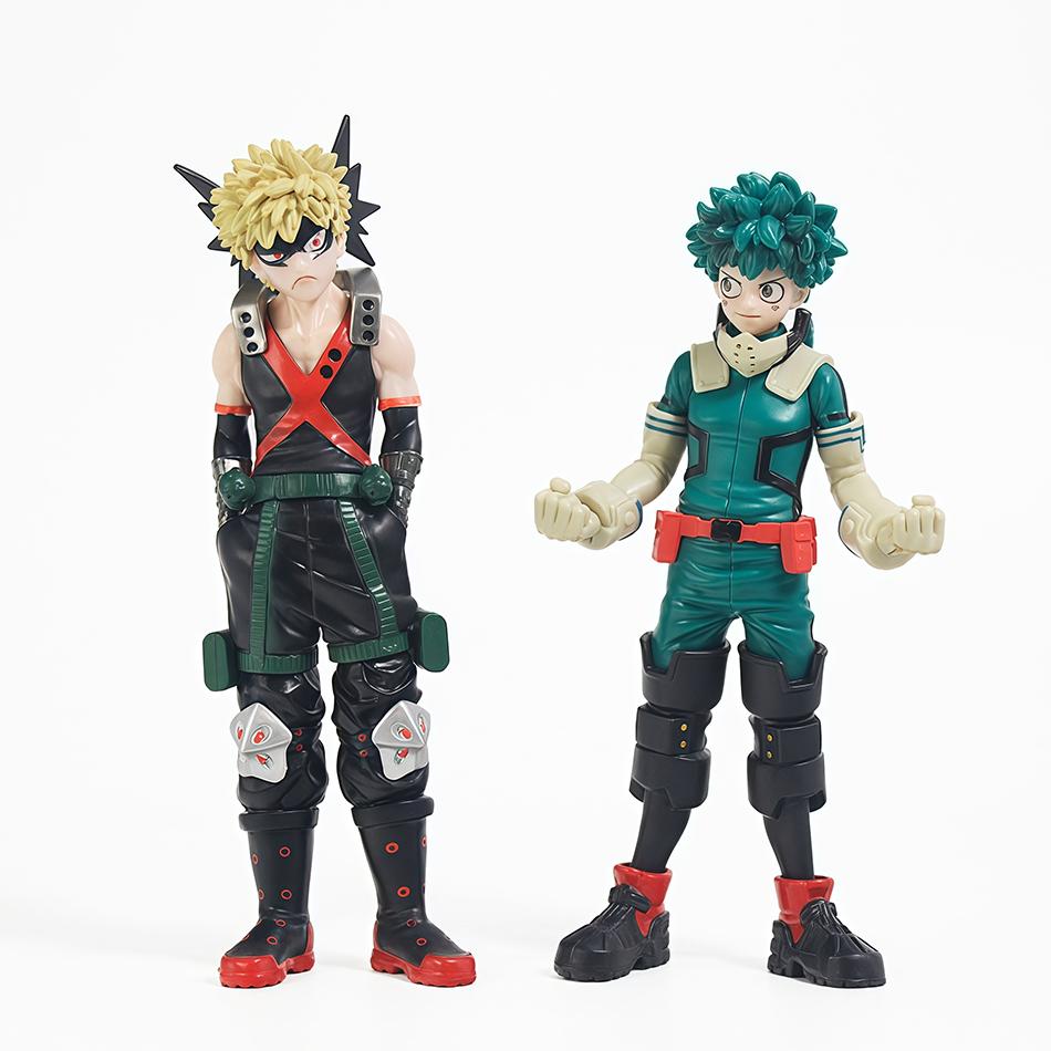In Stock New Anime My Hero Academia Midoriya Izuku Bakugou Katsuki Anime Figure Toys for Kids Christmas Gifts