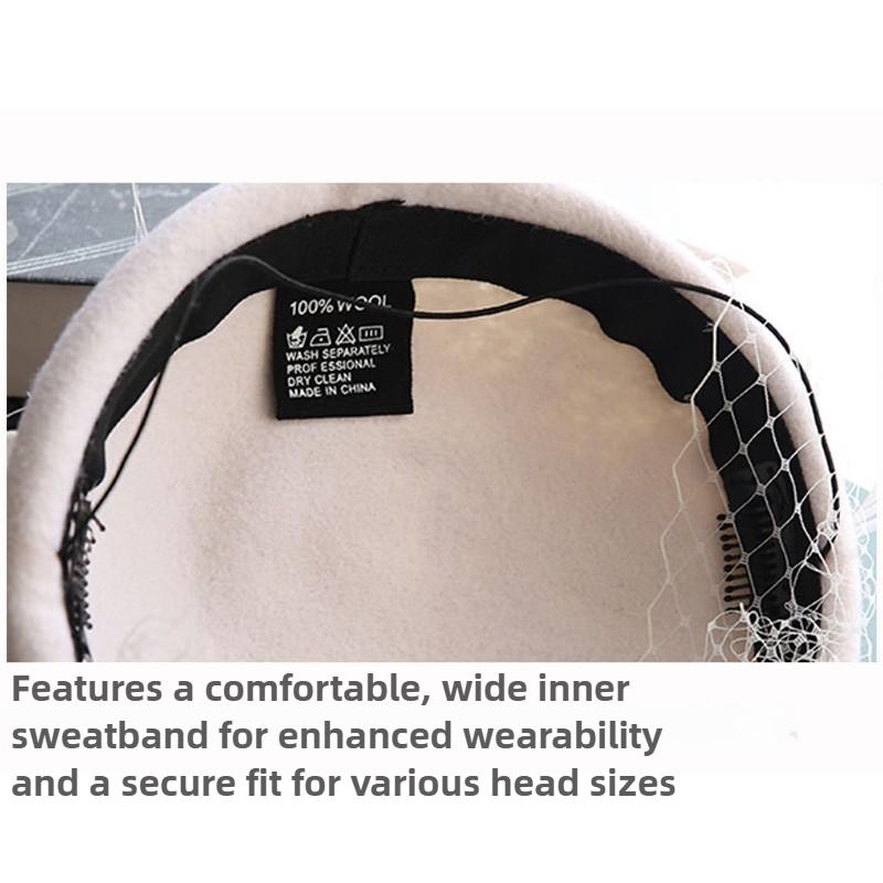 Autumn Winter New Wool Beret For Women British Style Fashion Small Top Hat French Casual Versatile Painter Designer Pillbox Hat