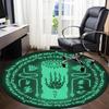 Legend of Zelda Office Round Area Rug, Indoor Mat Suitable For Office,Bedroom Living Room Home Decor, Room Deco A0908126