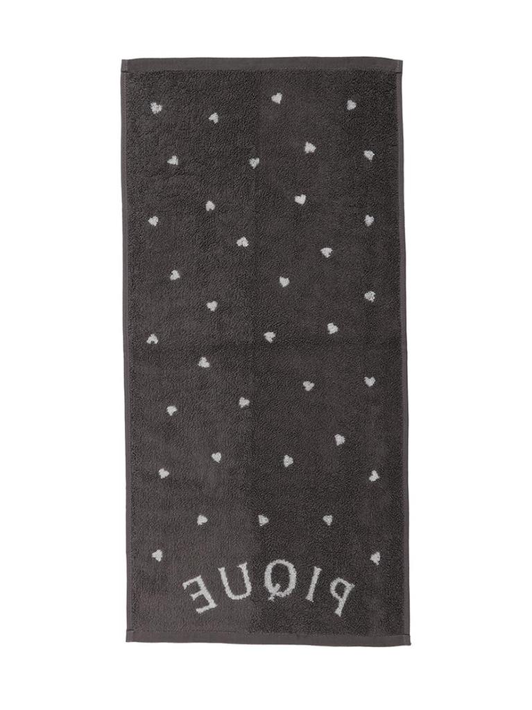 Gelato Pique Heart Logo JQD Face Towel PWGG254568GRYF