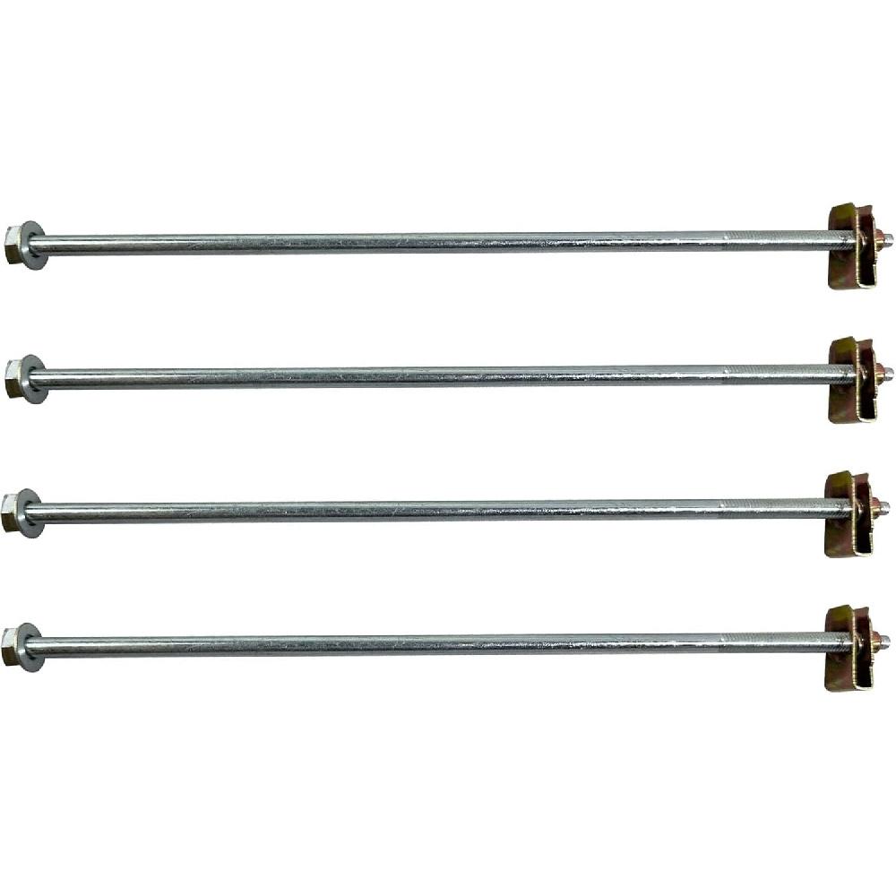 4Set Battery Hold Down Bolt and Nut for 1994-2004 Dodge Ram 1500 2500 3500 Truck for 1997-2004 Dodge Dakota for 1998-2004 Dodge Durango, 00582,