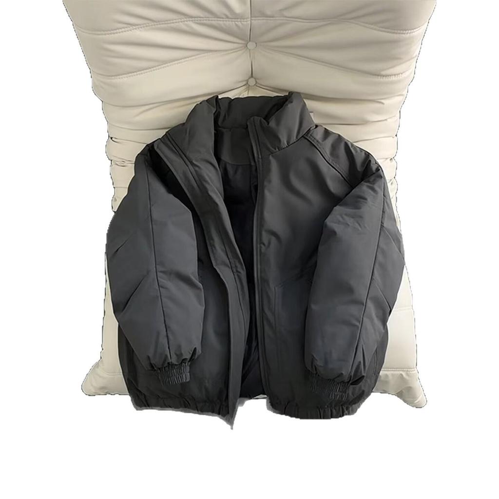 Men's Trendy Retro Cotton Padded Pilot Jacket - Winter Stand Collar Silhouette Outerwear