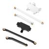 Servo Mount Steering Links Set Aluminum Alloy RC Car Steering Servo Mount Upgrade Parts for HOBBYPLU