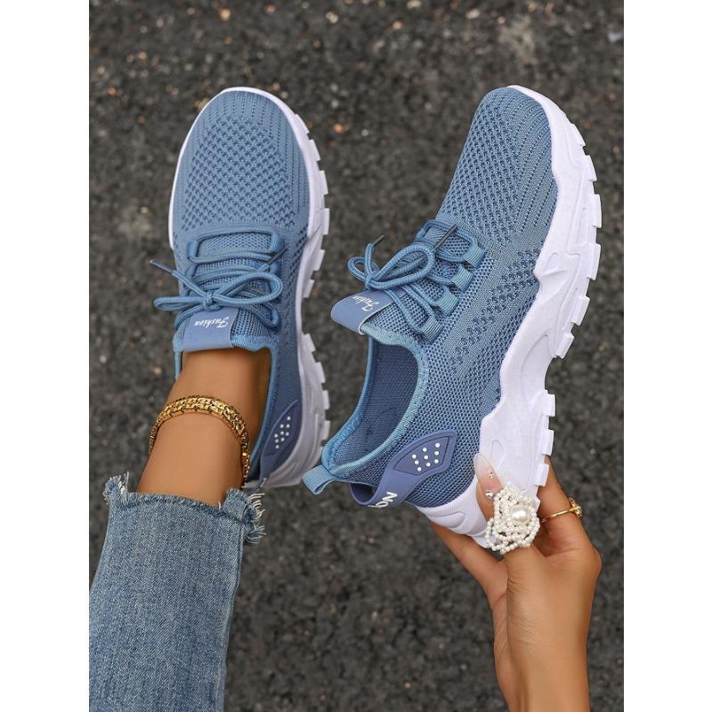 Shoes Women's Summer Women's Shoes Versatile Sports Net Single Shoes Women's Shoes Flying Woven Mesh Fashionable and Breathable