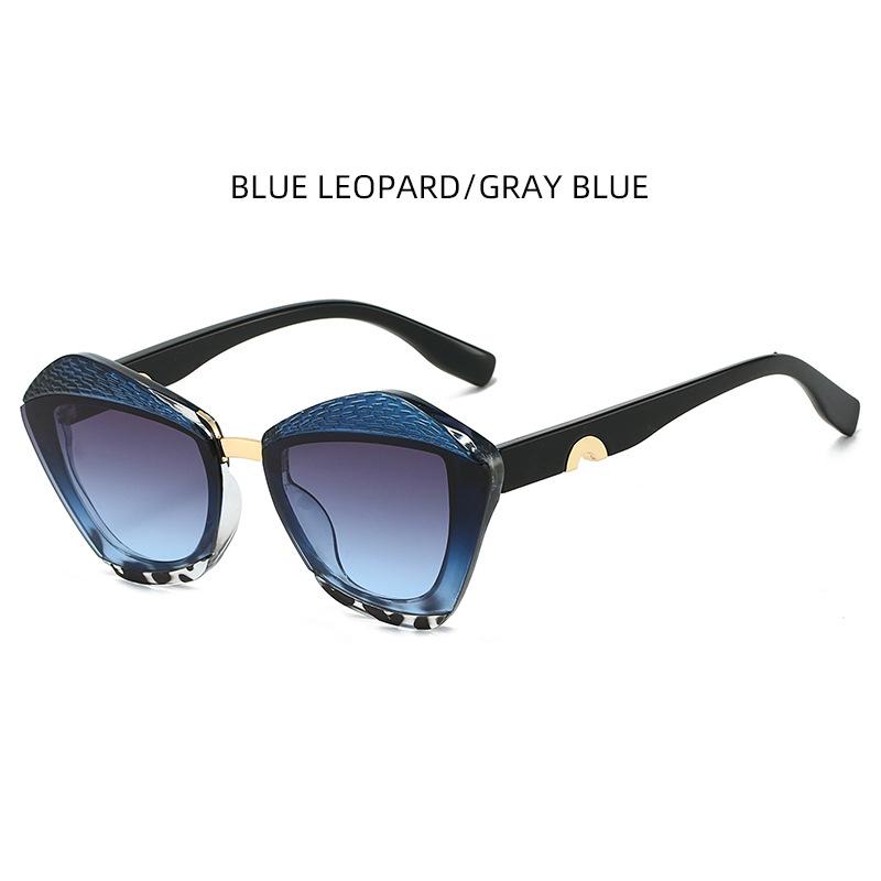 New Style Women's Fashion Sunglasses Women's Personality Polygonal Retro Sunglasses Trendy Colorful Sunglasses M6287
