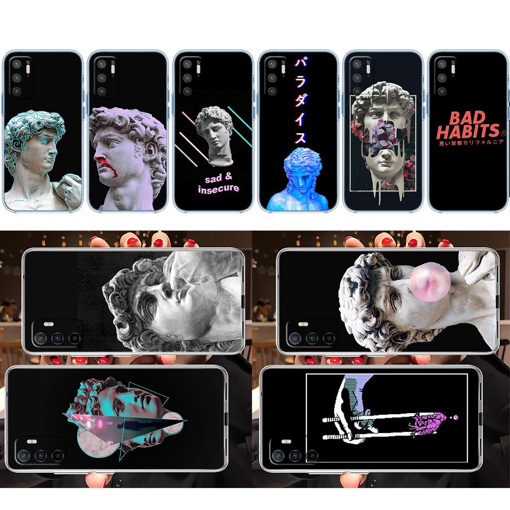 PP25 David Statue funny Phone Case for Motorola Moto Edge 20 30 40 50 S30 Fusion Ultra Pro Neo Lite + G200 G23