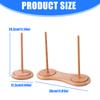 360 Degree Rotating Wood Yarn Holder Desktop Organiser Yarn Thread Spool Holder Stand for Crocheting Knitting Craft