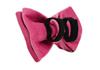 Rose Red Velvet Pet Collar & Leash Set with Bow Knot