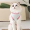 Spring Summer Cat Cotton Yarn Striped Cute Love Button Vest Dog Teddy Bigbear Pet Cat Clothes