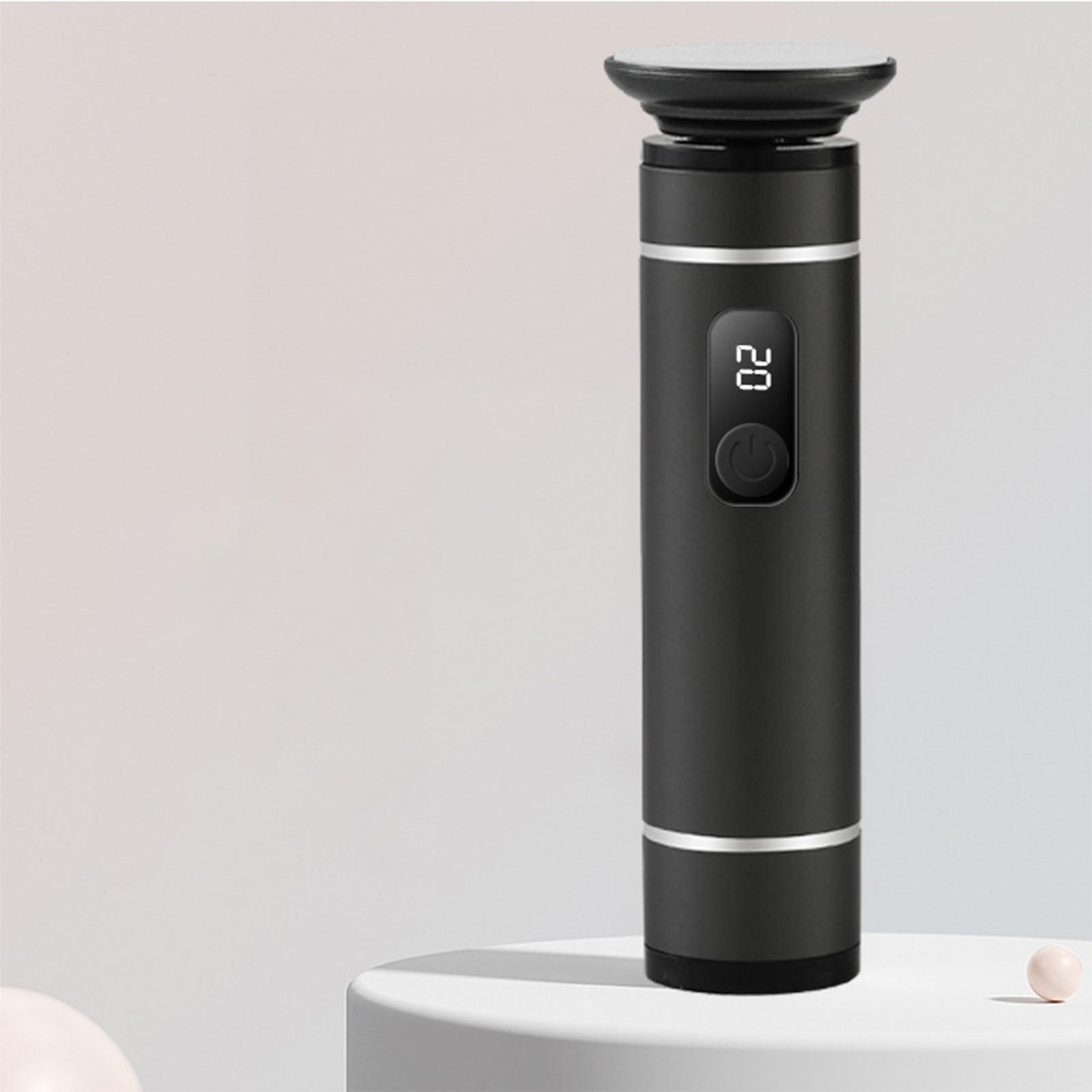 

Электрическая перезаряжаемая пилка для ног, бритва двойного назначения для шлифовки кожи стоп и удаления волос серый