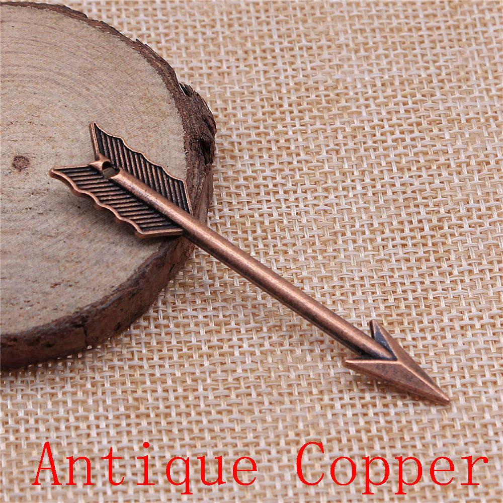 Bow Arrow Shaped Charms Pendant For Bracelet Necklace Jewelry Making Craft Findings
