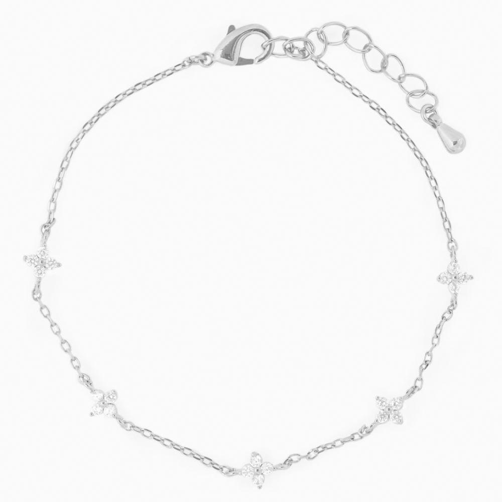 Nuovo Bracciale alla Moda Y2K Raffinato Rosa Dolce Zircone Fiocco Cuore d'Amore Catena per Donne Ragazze Festa Regalo di Compleanno Gioielli