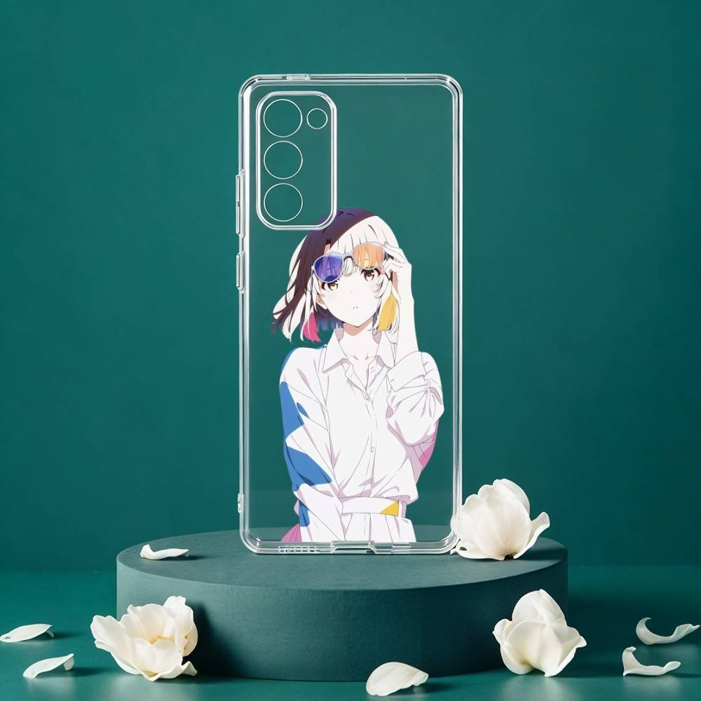 T-Tamako M-Market Phone Case For Samsung Galaxy S24 S25 S23 S22 S21 Plus S24 S25 Transparent Cover Case