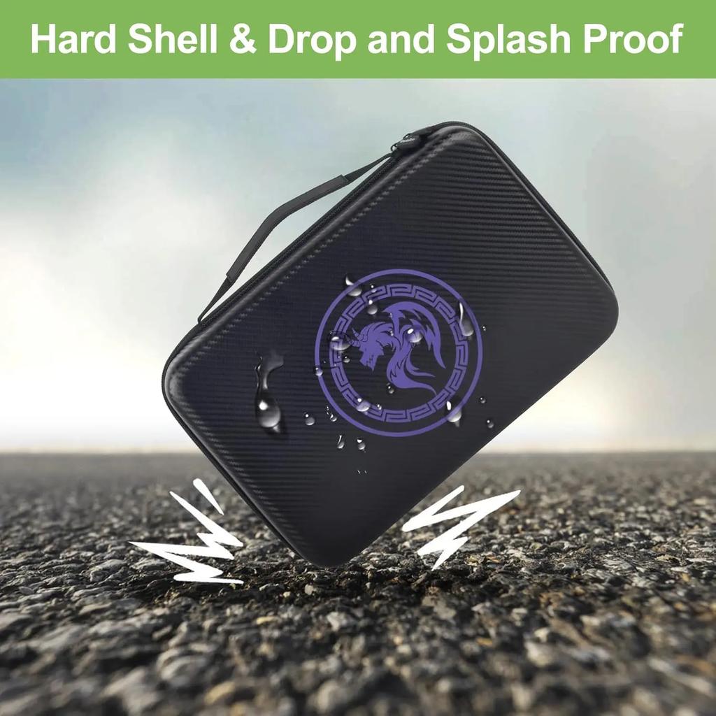 35+ Dice Case Box Tray, Storage Holder for DND Dice Set, for D&D Dungeons and Dragons 7-Die Polyhedral Dice, Organizer for RPG