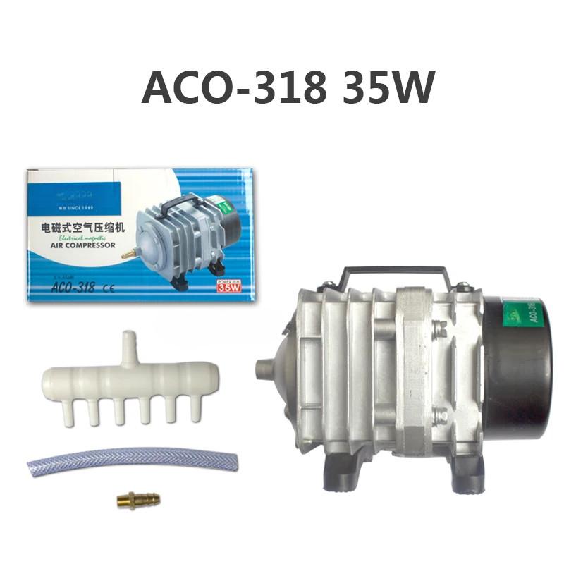 220V Fischteich Sauerstoffpumpe Kompressor für Teich Luftbelüfter Pumpe Extern Hohe Leistung AC Elektromagnetische Luftpumpe