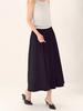 ACUD Pin Tuck Flare Banding Skirt _Black