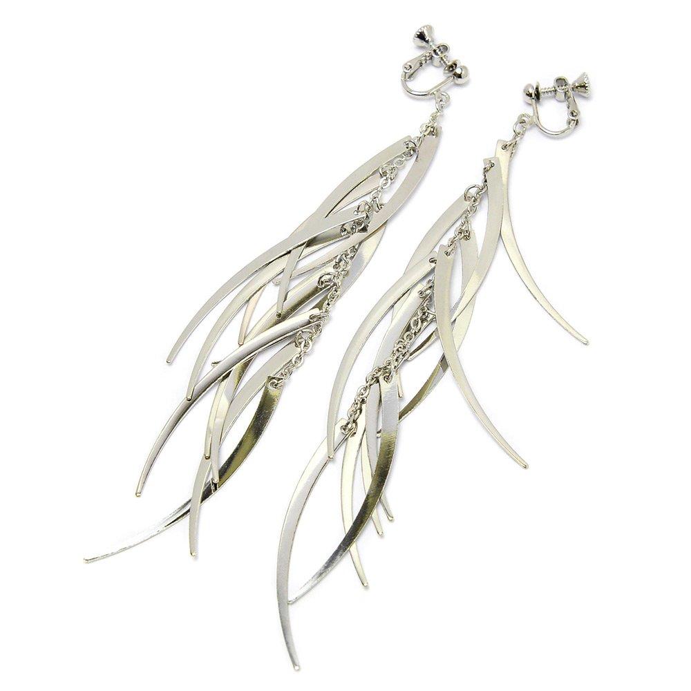 

ПАРИЖ Металева пластина Довгі сережки [ ДИТЯЧІ ] [Сріблясті]