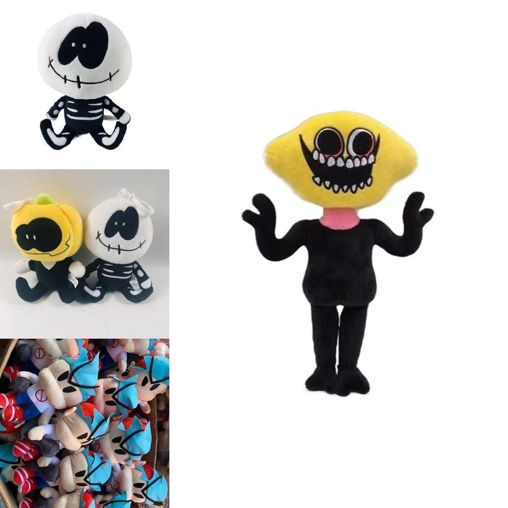 Friday Night Funkin Plush Toy Adorably Soft Fnf Whitty And Boyfriend Lemon Demon Doll For Kids