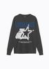 LIMELIGHT APPAREL Pigment Star Logo Long Sleeve T-Shirt (Black/Blue)