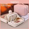 Urban Minimalist Makeup Bag With Waterproof Pu Material For Travel And Daily Use