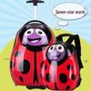 Bagaglio da Viaggio per Bambini YJHOME con Coccinella Cartone Animato