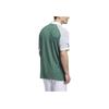 Adidas Originals X Bogey Boys Kollaboration SS23 Logo Buchstaben Streifen Kurzarm Poloshirt Herren Poloshirts Grün IL9294
