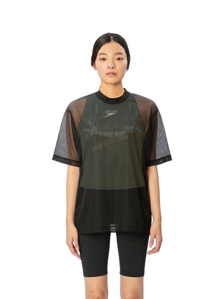 

Speedo MC Mesh My Comfy Mesh Size F T-Shirt, Tee, Women s, Black, чёрный