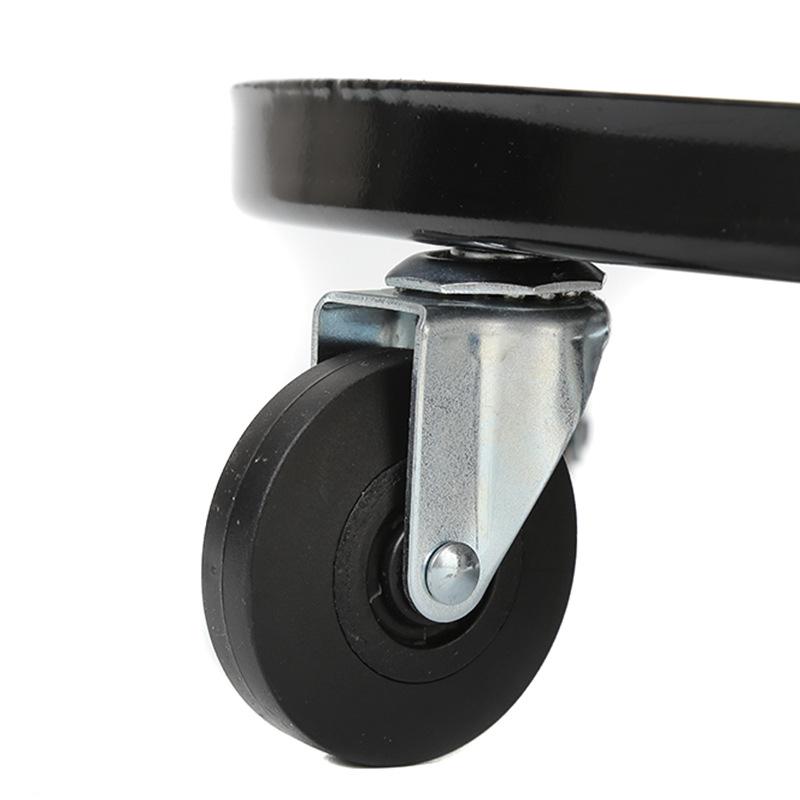 Car Repair & Maintenance Stool with Tool Tray and Universal Wheels