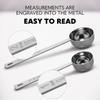 304 Stainless Steel Measuring Spoons in Various Specifications Milk Powder Measuring Spoons and Coffee Roasting Measuring Spoons