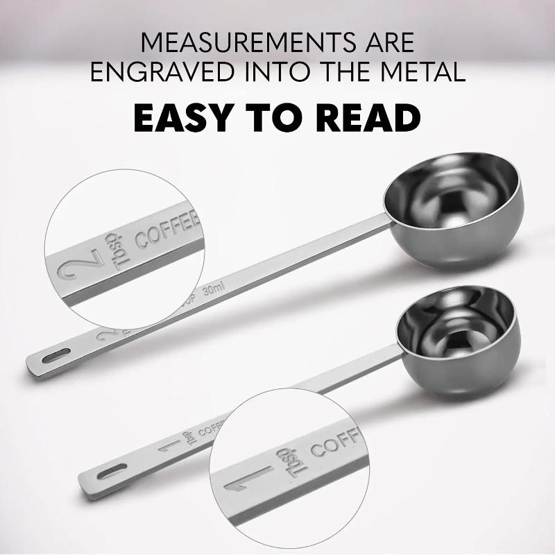 304 Stainless Steel Measuring Spoons in Various Specifications Milk Powder Measuring Spoons and Coffee Roasting Measuring Spoons