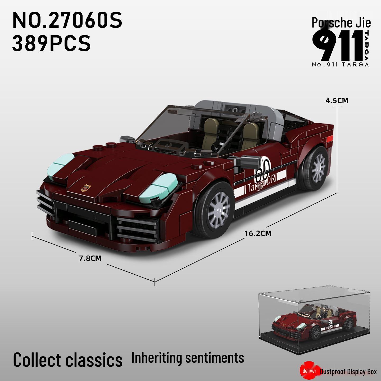 Yuxing Model King Porsche 911 Sports Car Building Blocks (27060)