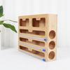 High Quality Wooden Wrap And Bag Holder With Smooth Cutting Feature For Organized Kitchen Storage