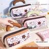 Plaid Pencil Case Girls Stationery Box Student Niche Large-capacity Pencil Box Pencil Bag