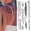 Indian Black Tribal Temporary Tattoos For Women Girls Totem Scorpion Lizard Tattoo Vine Fake Sticker Wristband Tatoos Paste