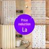 Qian Yu Punch-Free Waterproof Mildew-Proof Fabric Shower Curtain Set