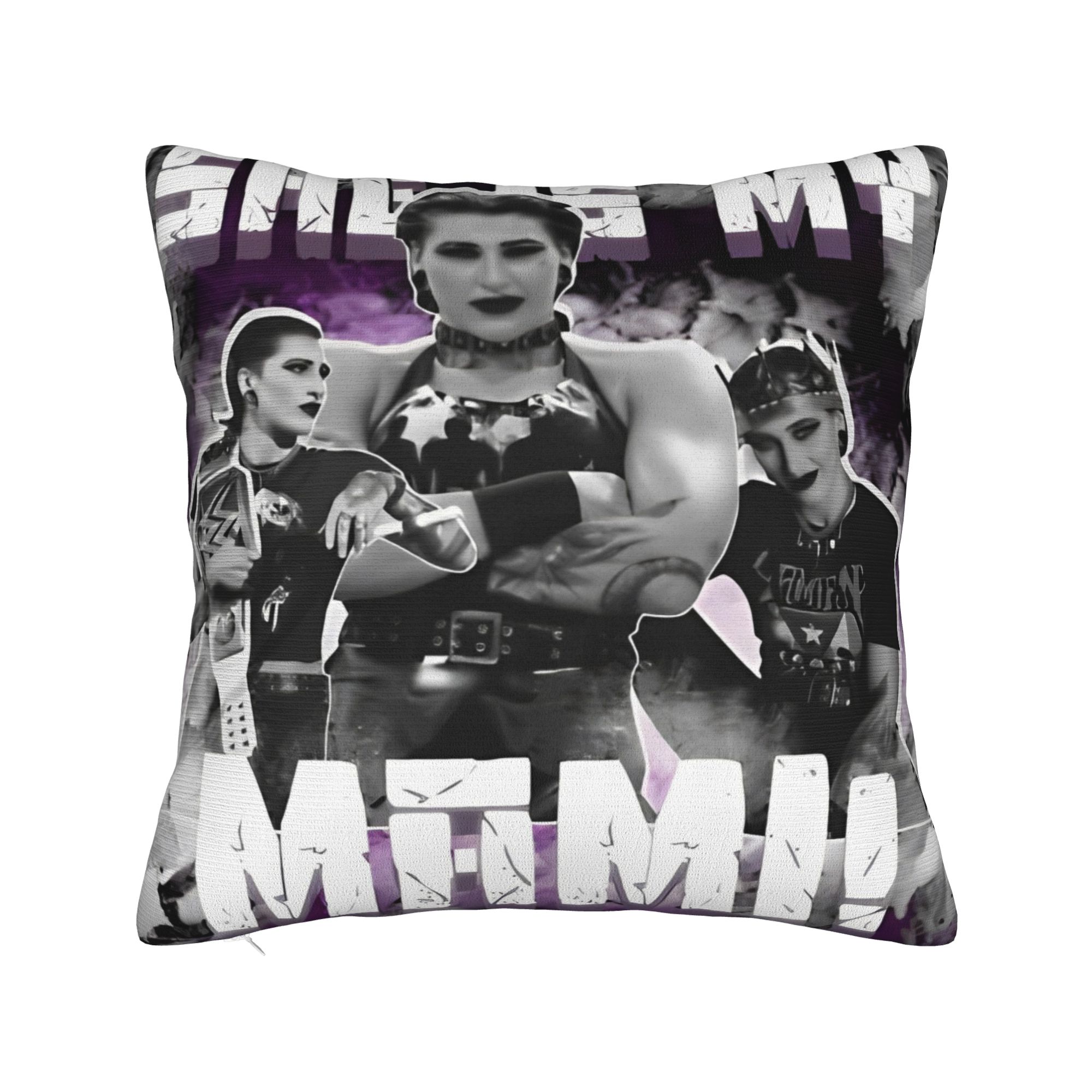 Stylish Seat Rhea Ripley Wrestler Wrestling Decor Pillowcase Stuff Pillow Cover Zippered Multi-Size 12x12in 30X30cm