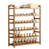 Camphor Bamboo Multi-layer Shoe Rack - Space-saving Floor Storage Cabinet for Dormitory Entrance
