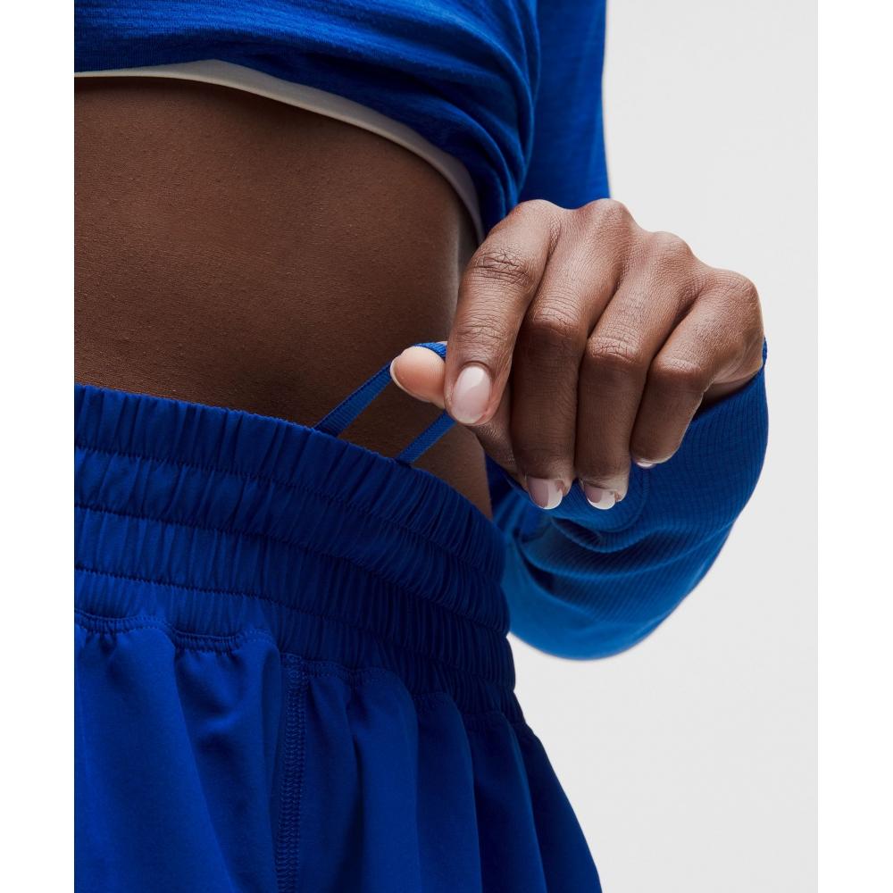 Lululemon Shake It Out High Rise Running Short 2.5  Riverside