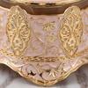 European Style Glass Storage Box Seasoning Bottle Restaurant Kitchen Daily Necessities Golden Storage Tank Kitchen Supplies