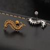 A Personalized Stainless Steel Centipede Earring, Trendy Men's and Women's Hip-hop Rock Avant-garde Jewelry Ear Studs