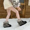 Snow Boots Women's 2025 New Winter Big Head Thick Sole Piled and Thick Fluff Outer Wear Warm Cotton Shoes